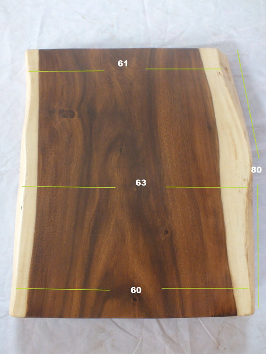 Suar Wood Countertop | 0021-606361 | 31.5″ Live Edge Solid Wood Slab
