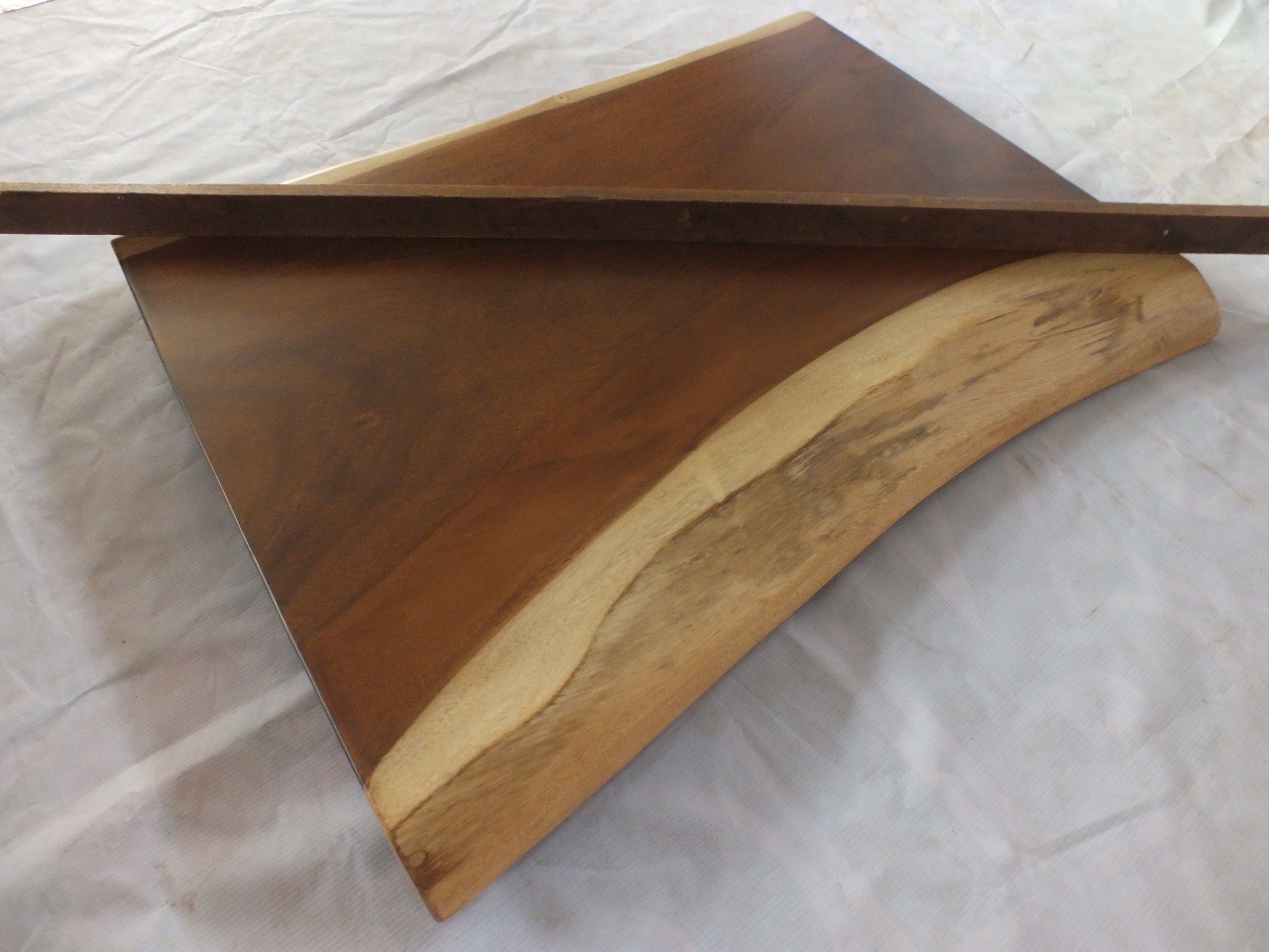 Suar Wood Countertop | 0022-554752 | 31.5″ Live Edge Solid Wood Slab