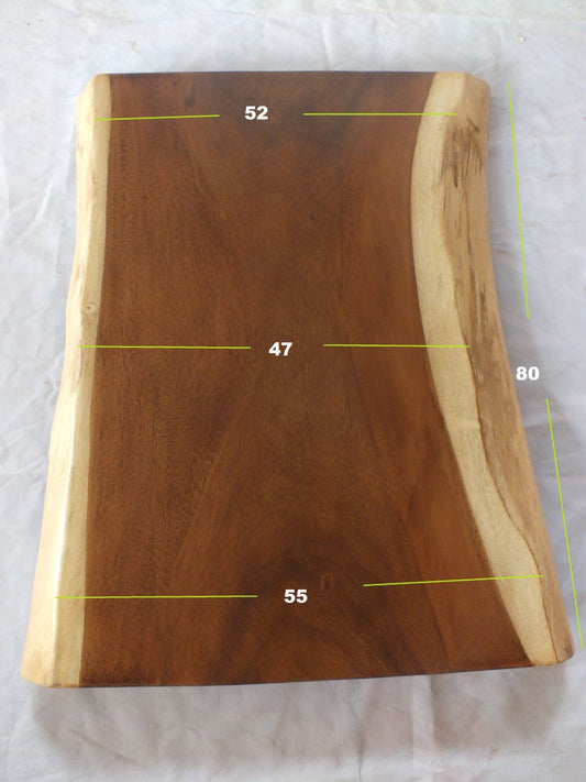 Suar Wood Countertop | 0022-554752 | 31.5″ Live Edge Solid Wood Slab