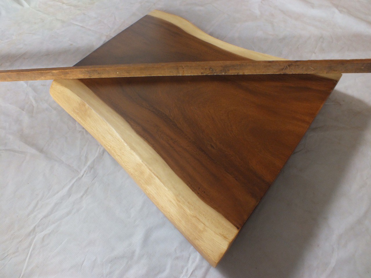 Suar Wood Countertop | 0023-615154 | 31.5″ Live Edge Solid Wood Slab