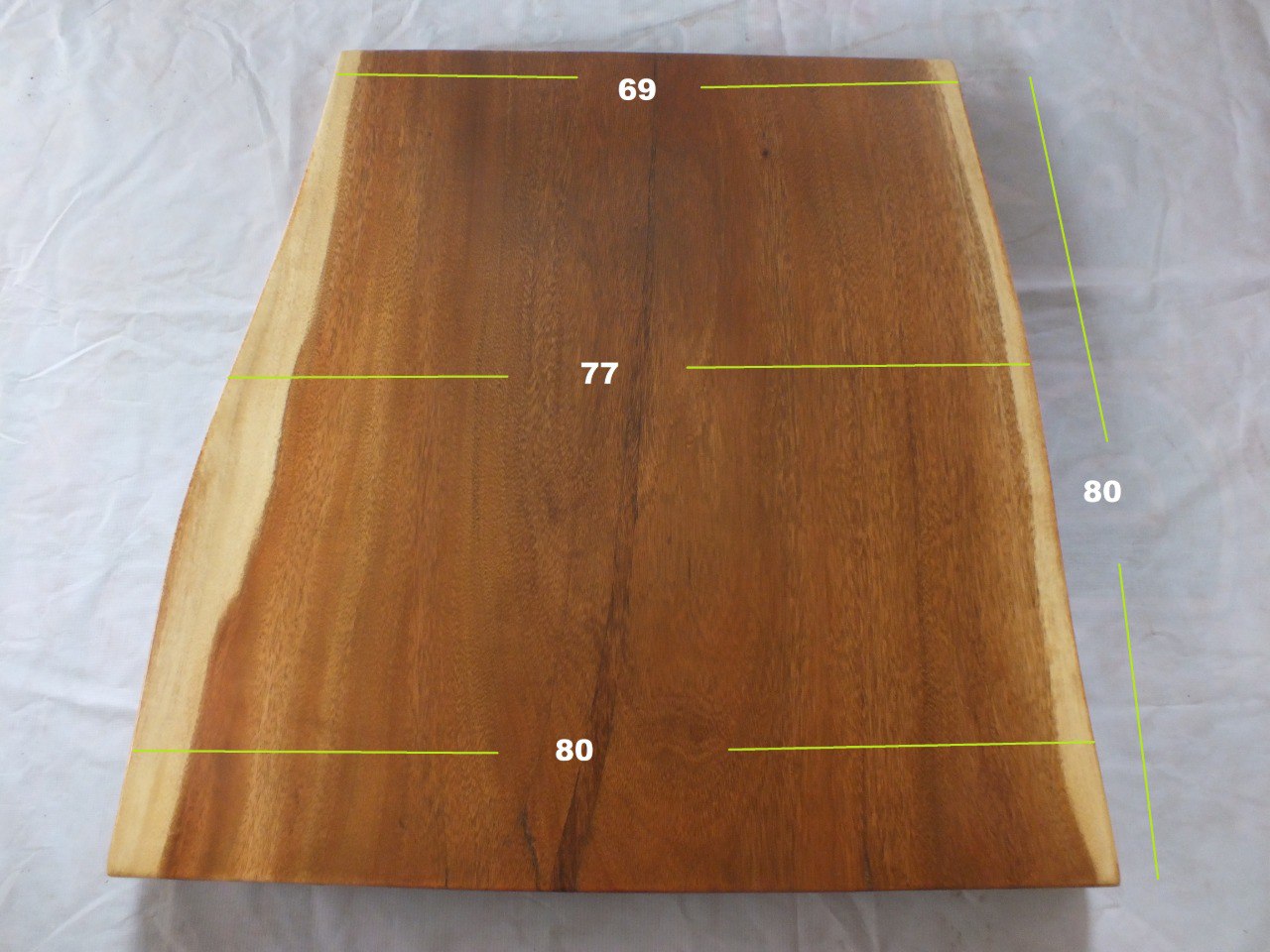 Suar Wood Countertop | 0024-807769 | 31.5″ Live Edge Solid Wood Slab