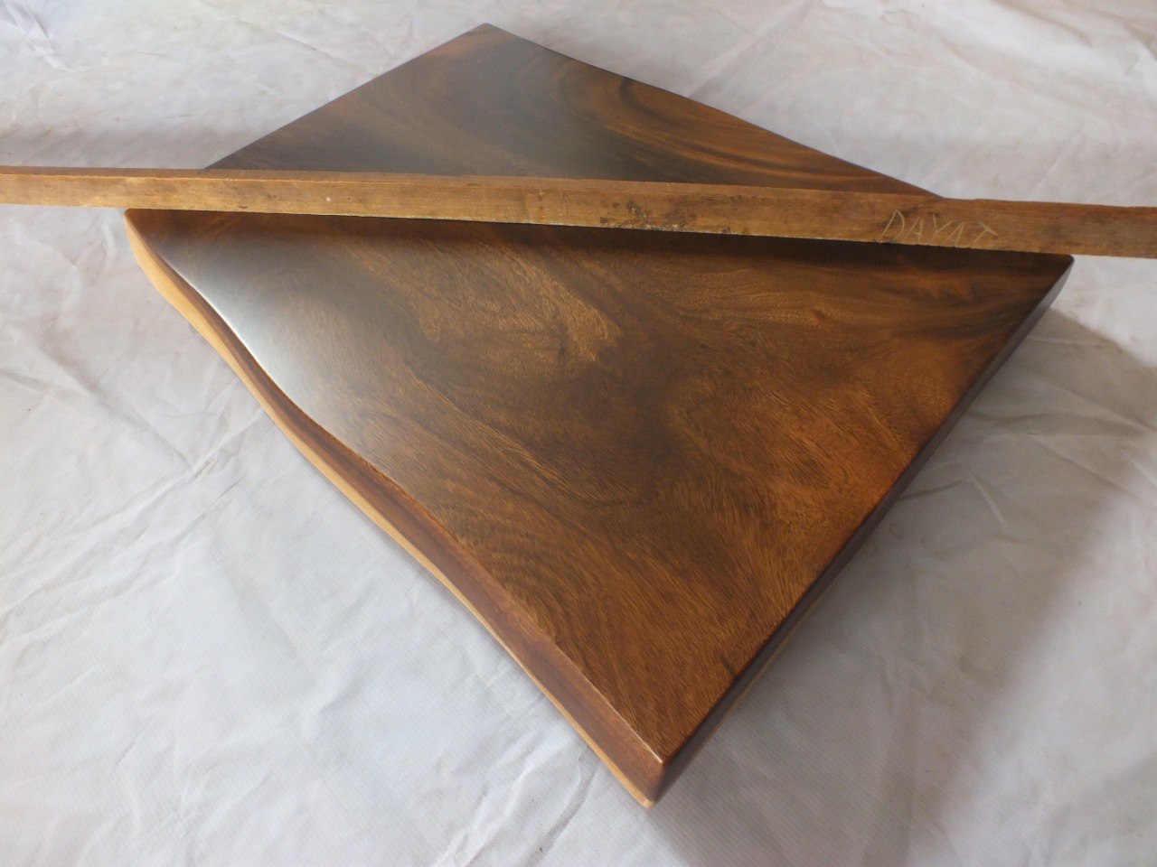 Suar Wood Countertop | 0025-565655 | 31.5″ Live Edge Solid Wood Slab