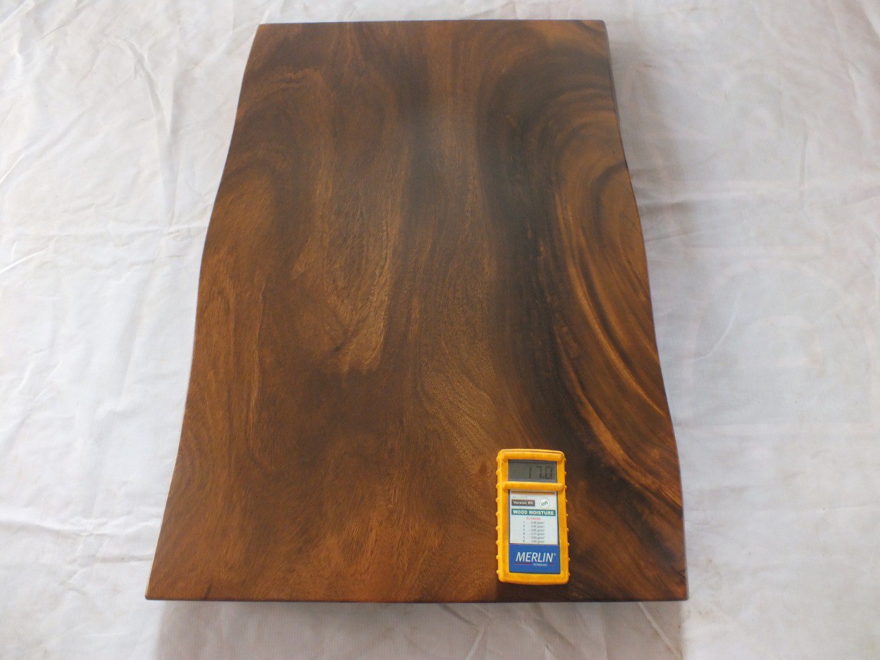 Suar Wood Countertop | 0025-565655 | 31.5″ Live Edge Solid Wood Slab