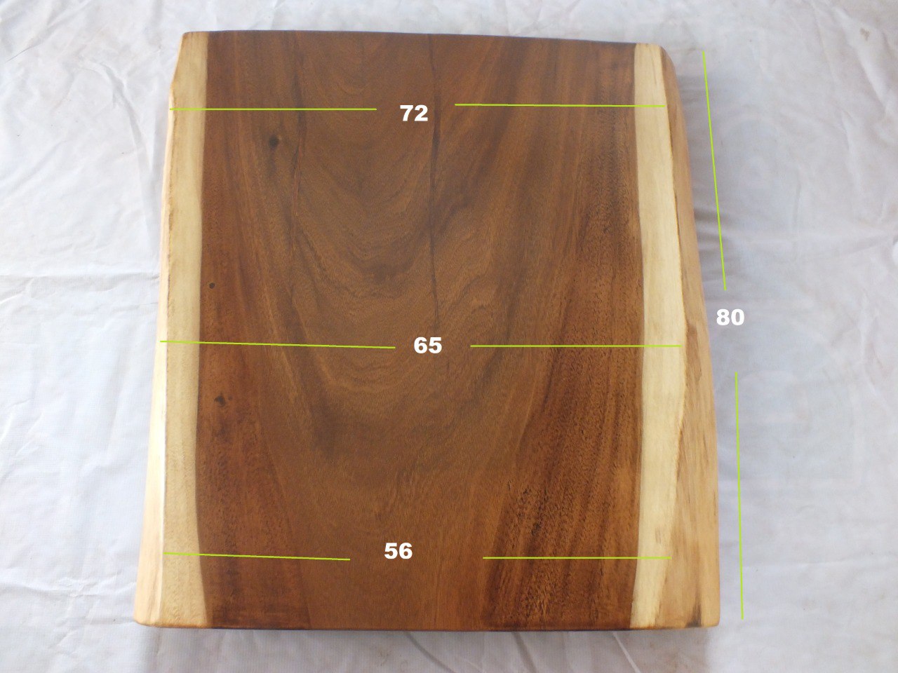 Suar Wood Countertop | 0026-566572 | 31.5″ Live Edge Solid Wood Slab