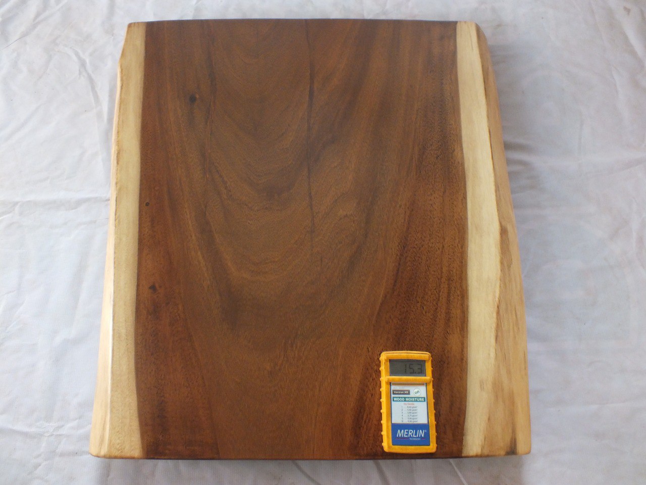 Suar Wood Countertop | 0026-566572 | 31.5″ Live Edge Solid Wood Slab