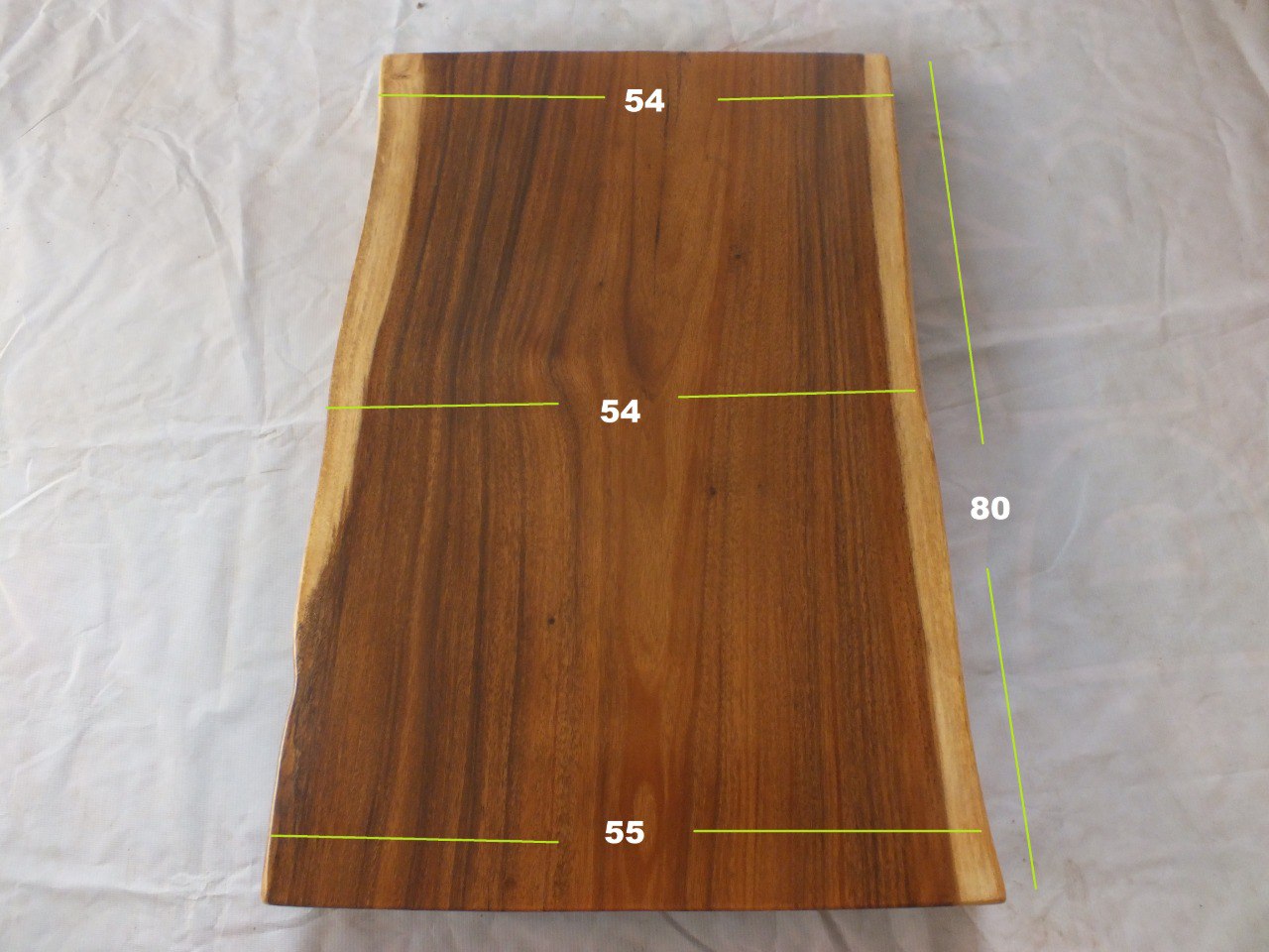 Suar Wood Countertop | 0027-555454 | 31.5″ Live Edge Solid Wood Slab
