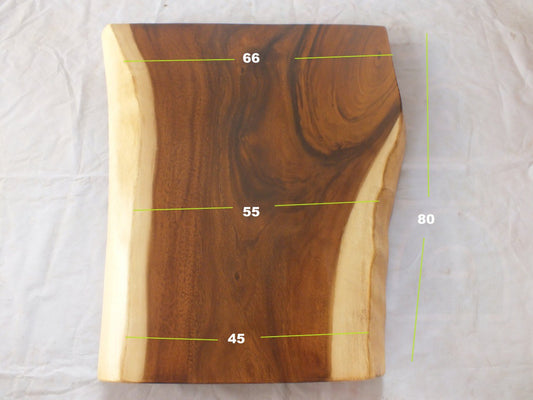 Suar Wood Countertop | 0028-455566 | 31.5″ Live Edge Solid Wood Slab