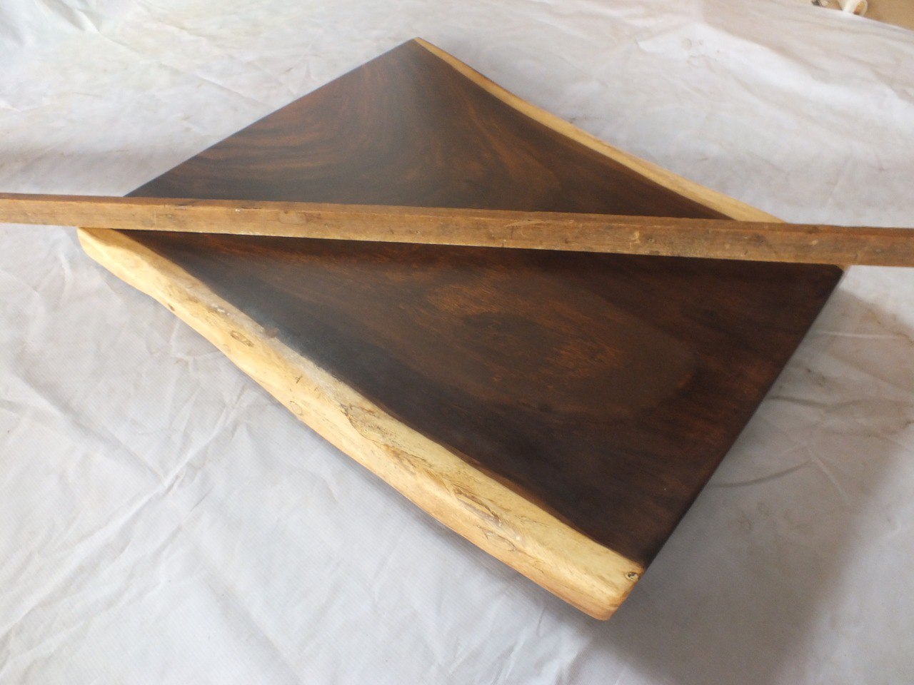 Suar Wood Countertop | 0029-485463 | 31.5″ Live Edge Solid Wood Slab