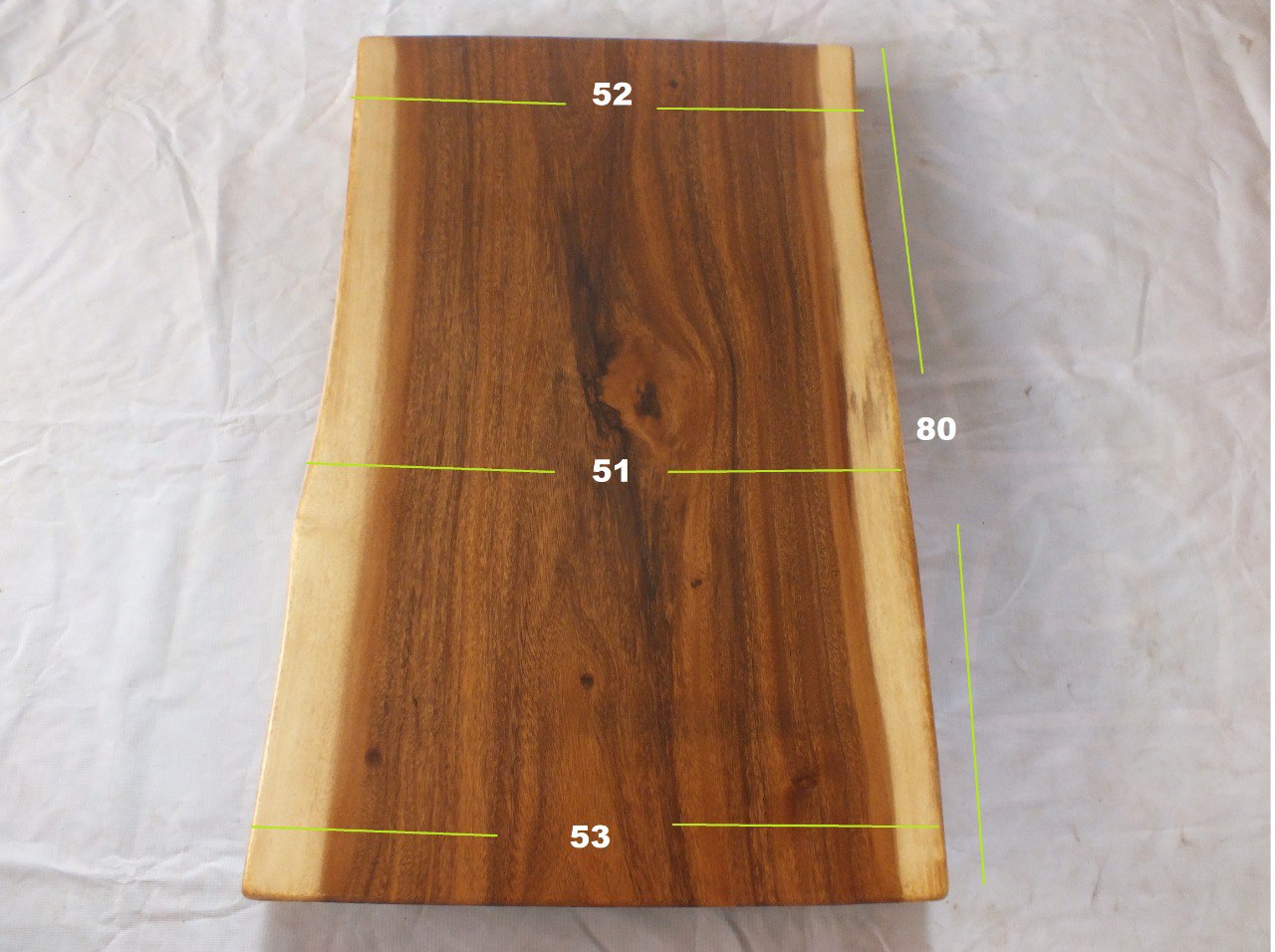 Suar Wood Countertop | 0030-535152 | 31.5″ Live Edge Solid Wood Slab