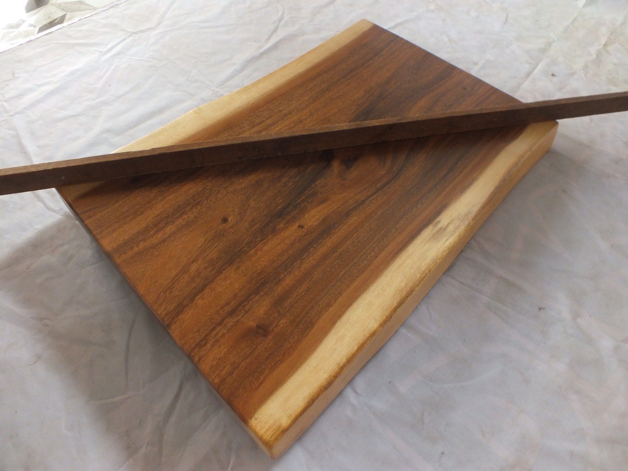 Suar Wood Countertop | 0030-535152 | 31.5″ Live Edge Solid Wood Slab