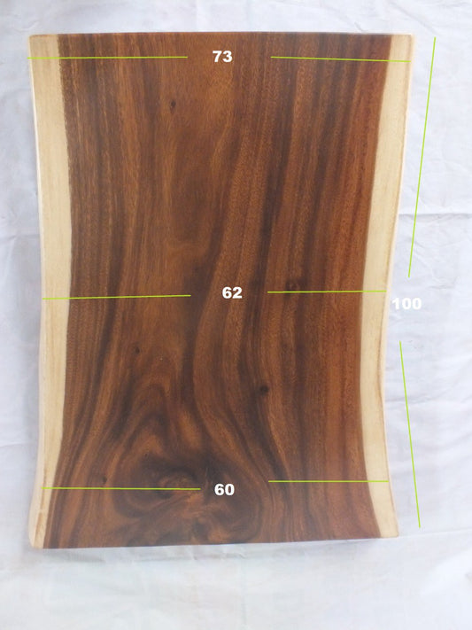 Suar Wood Countertop | 0002-606275 | 31.5″ Live Edge Solid Wood Slab