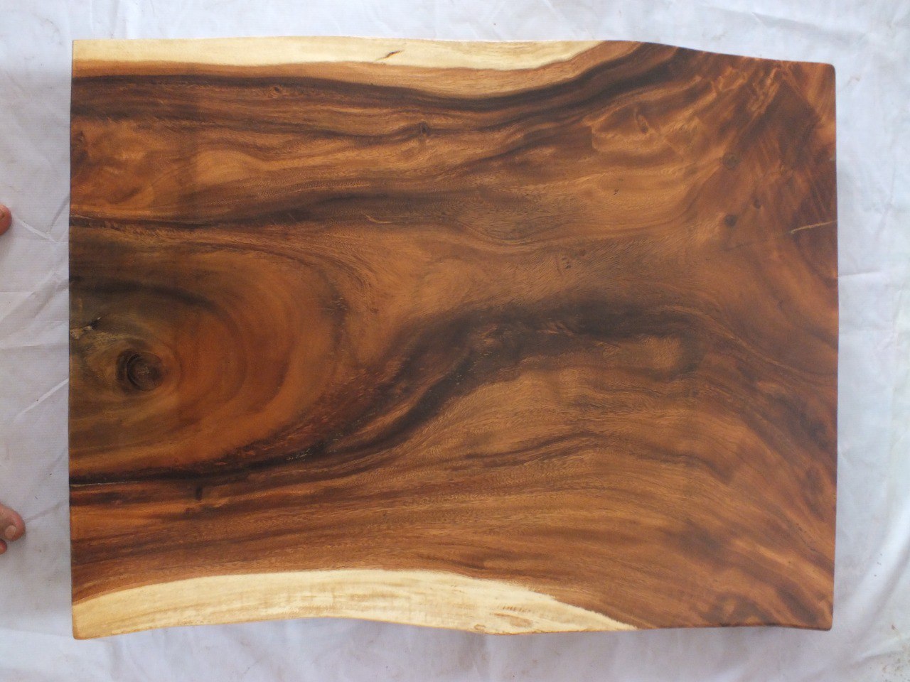 Suar Wood Countertop | 0004-657175 | 31.5″ Live Edge Solid Wood Slab