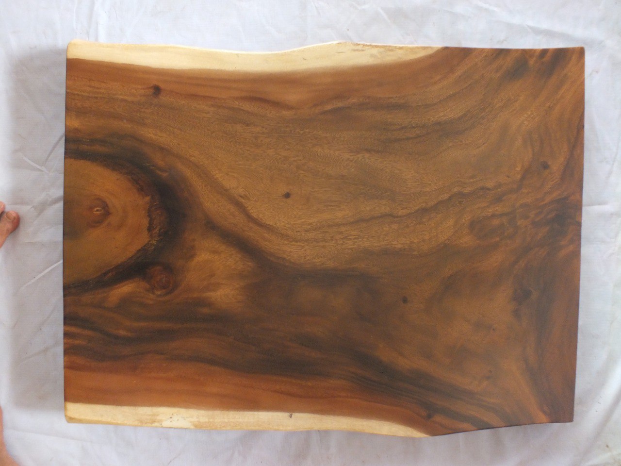 Suar Wood Countertop | 0004-657175 | 31.5″ Live Edge Solid Wood Slab