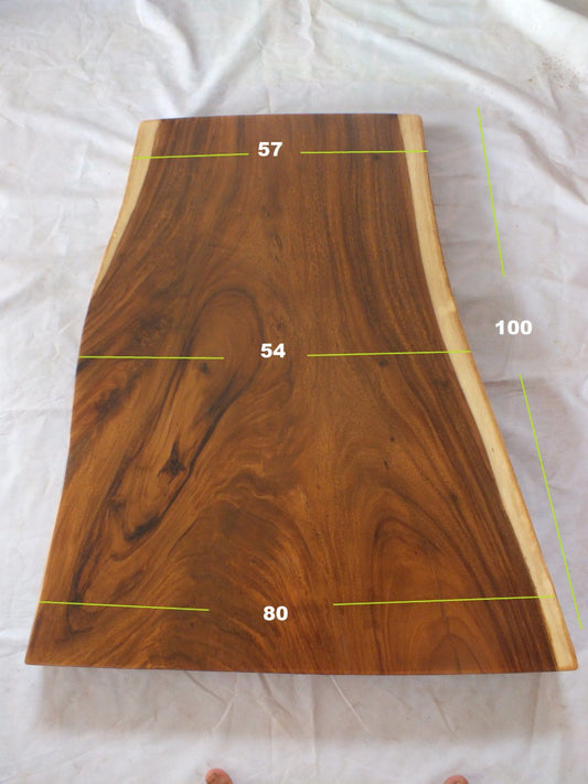 Suar Wood Countertop | 0005-806757 | 31.5″ Live Edge Solid Wood Slab