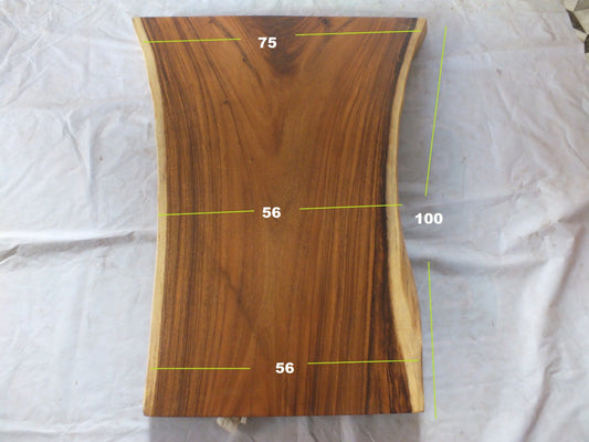 Suar Wood Countertop | 0007-565675 | 31.5″ Live Edge Solid Wood Slab