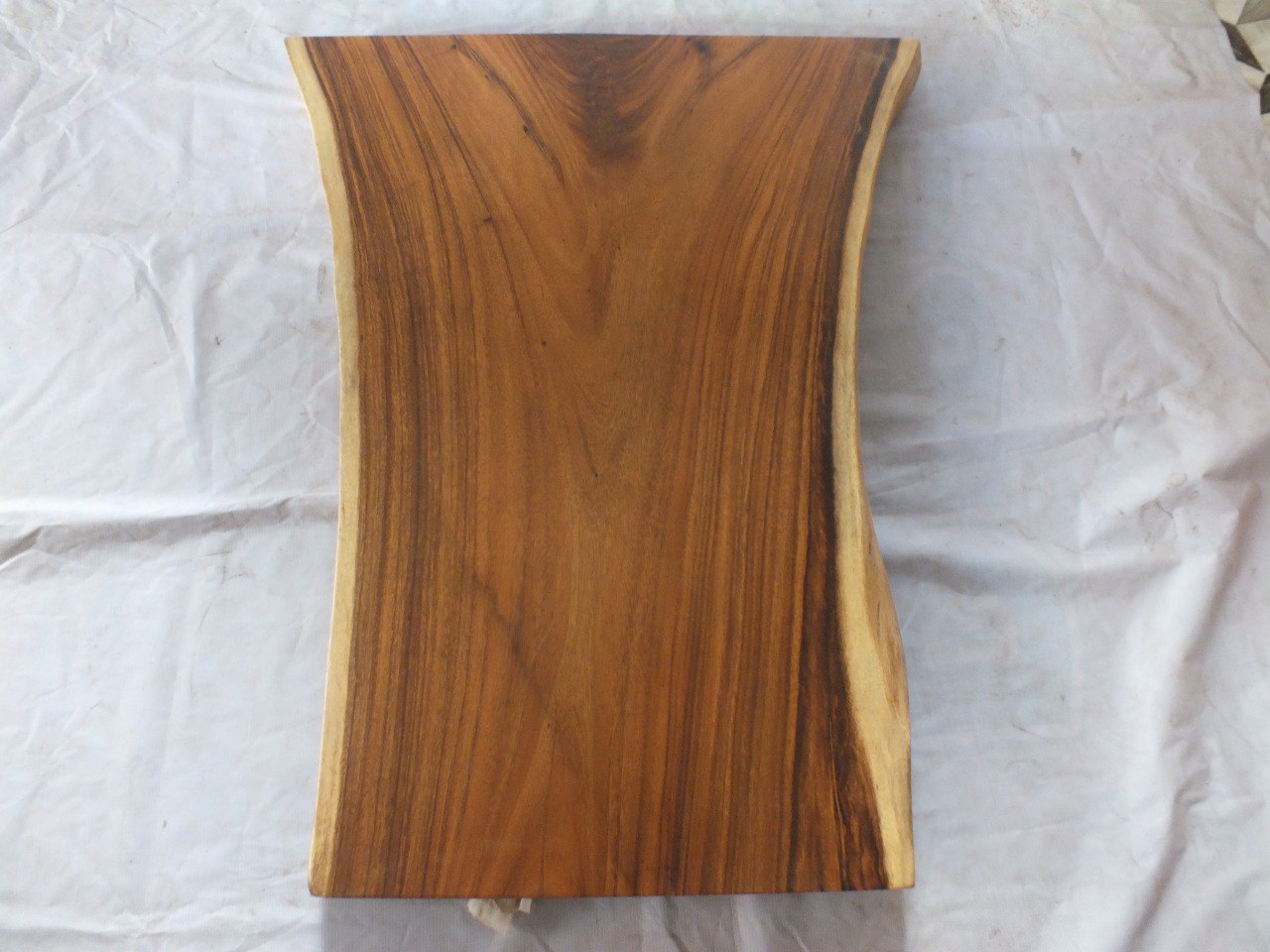 Suar Wood Countertop | 0007-565675 | 31.5″ Live Edge Solid Wood Slab