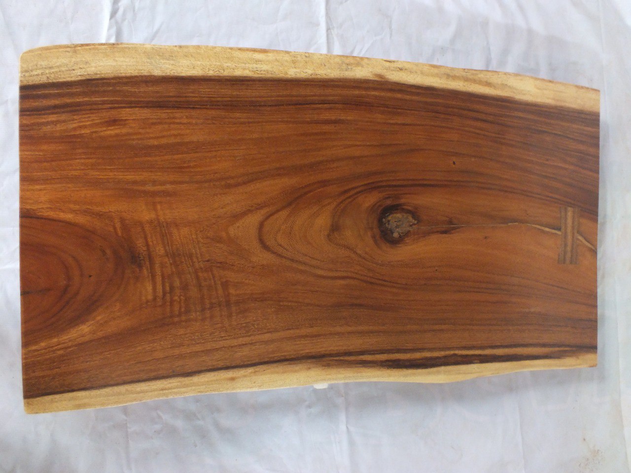 Suar Wood Countertop | 0002-556063 | 47″ Live Edge Solid Wood Slab