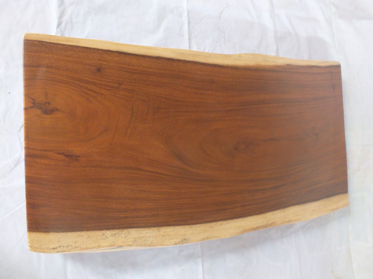 Suar Wood Countertop | 0002-556063 | 47″ Live Edge Solid Wood Slab