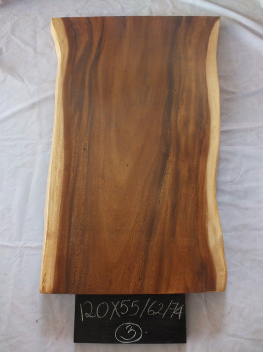 Suar Wood Countertop | 0003-556274 | 47″ Live Edge Solid Wood Slab