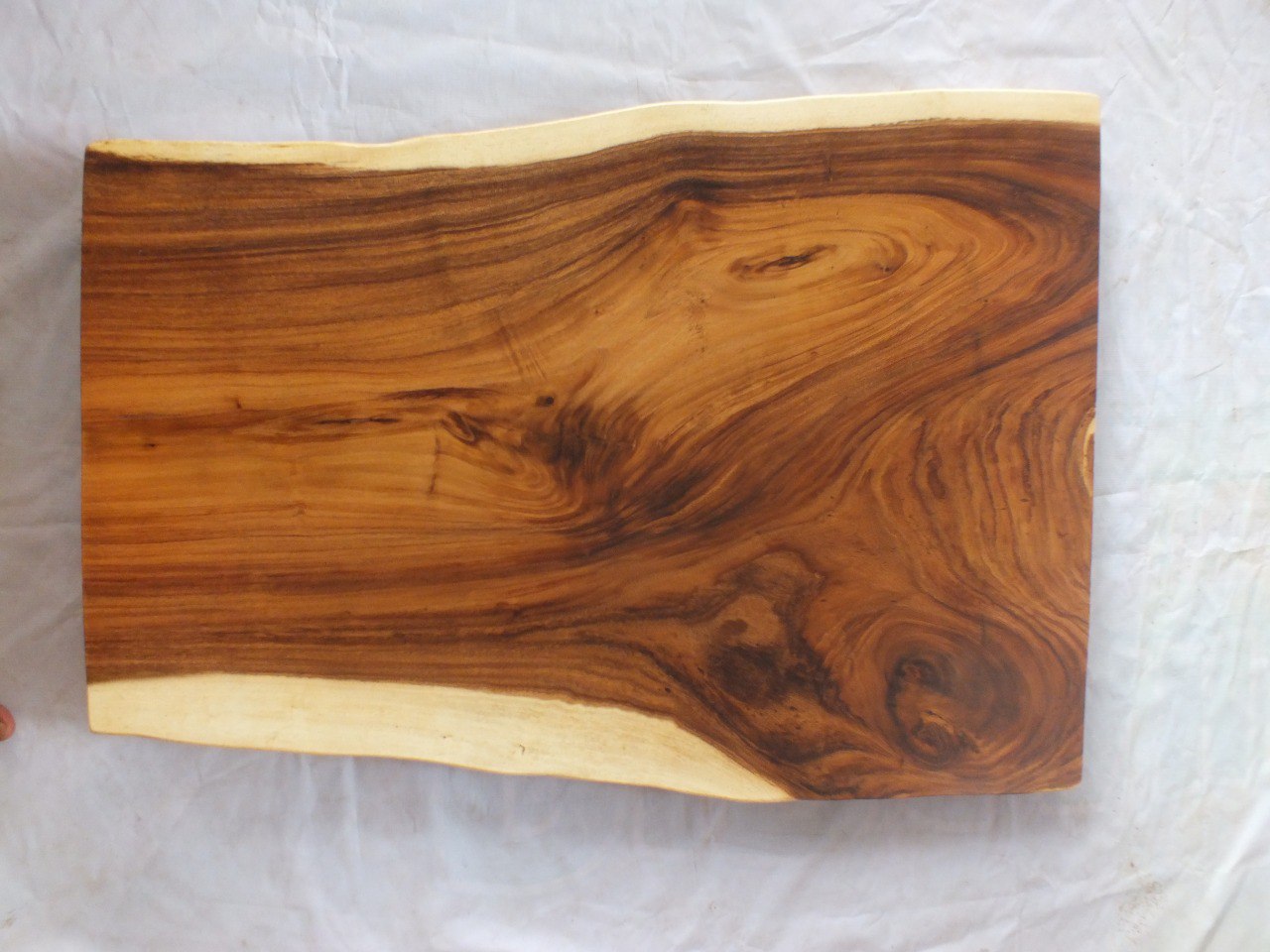 Suar Wood Countertop | 0004-607585 | 47″ Live Edge Solid Wood Slab