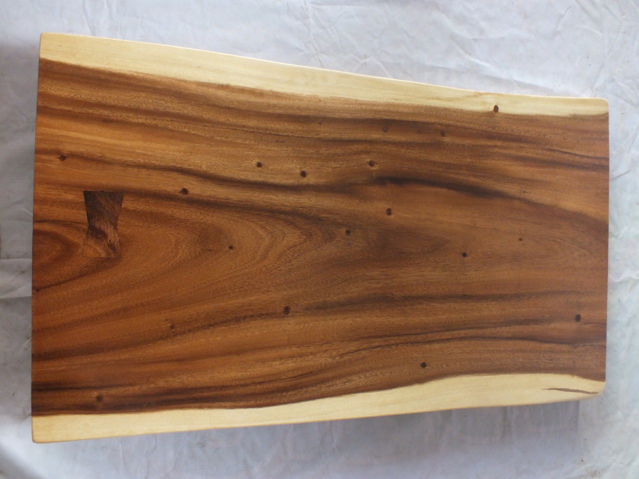 Suar Wood Countertop | 0007-626065 | 47″ Live Edge Solid Wood Slab