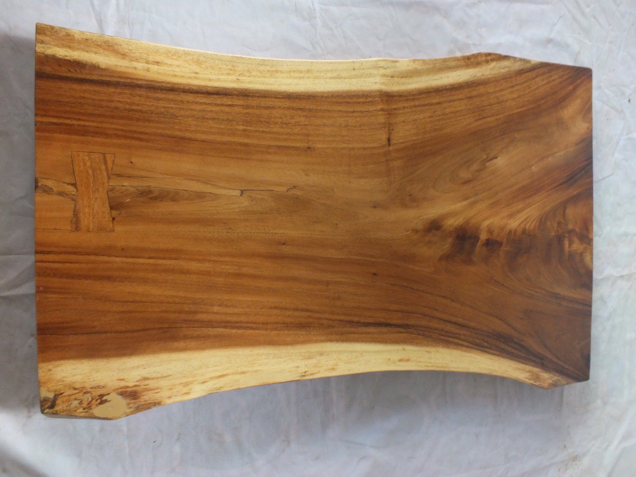 Suar Wood Countertop | 0008-646074 | 47″ Live Edge Solid Wood Slab