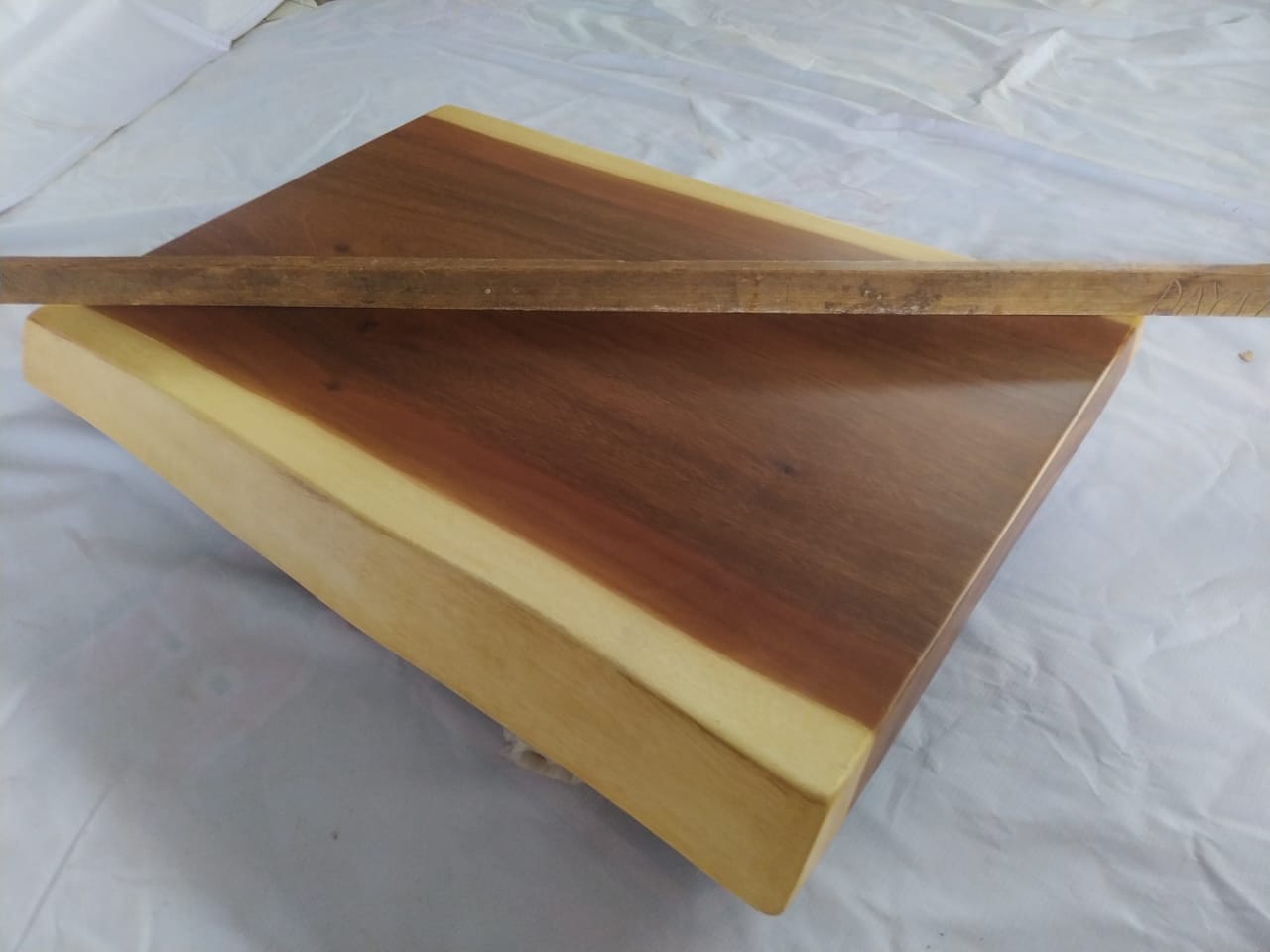 Suar Wood Countertop | 0005-535352 | 31.5″ Live Edge Solid Wood Slab