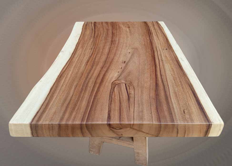Suar Wood Slab – OSMO Oil Finish – Unique Piece – SKU 8001
