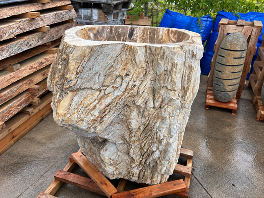 Petrified Wood Pedestal PWP001 (in stock)